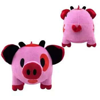 Fat Nuggets Pink Fat Pig Hazbon Hotel Helluva Boss Season Плюшевая кукла 20 см, игрушка, декоративная подушка, детский автомобиль, украшение, игрушки, подарки 20cm