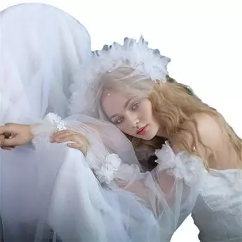 Фата невесты, изысканная фатиновая повязка на голову, жемчуг, цветок, девичник, девичник, фата невесты, платок на голову для девичника белый