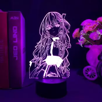 Fate Stay Night Matou Sakura японское аниме Манга 3D ночник для декора спальни милый подарок на день рождения светодиодная лампа подарок для детей