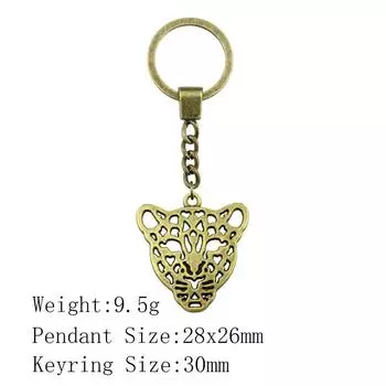 Father s Day Keyring Animals Keychains Items Keychains For Couples A43-1pcs-20x14mm