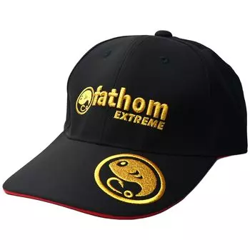 [Fathom] Кепка для рыбалки EXTREME, дышащая, водонепроницаемая, водоотталкивающая, золотой логотип, рыболовная шляпа