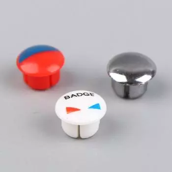 Faucet handle accessories Fixing screw handle hot and cold water sign Switch red and blue label decorative cover 10pcs=1set