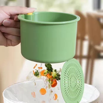 Faucet Hanging Strainer Basket Sink Drain Silicone Self Cleaning with Press Dumping Design