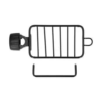Faucet Storage Rack Aluminum Alloy Black Sink Sponge Holder for Kitchen Bathroom Home