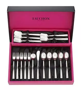 FAUCHON FA20-S17 Чайный набор из 17 столовых приборов: ложка, вилка