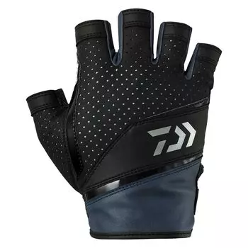 Faux Leather Gloves 5 Cut Navy L [Daiwa] 25DG-2325 тёмно-синий