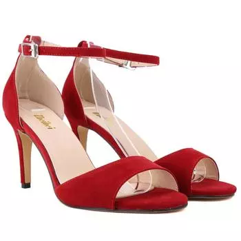 Faux Velvet Sandal Women Pumps Shoes Sexy Party Low Wedding High Heels Multi Patent Summer 107-1VE 6
