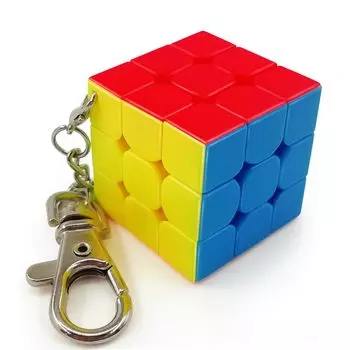 FAVNIC брелок Magic Cube милый стильный 3x3x3 брелок Magic 3D Puzzle Cube брелок Magic Cube No (Классический логотип)