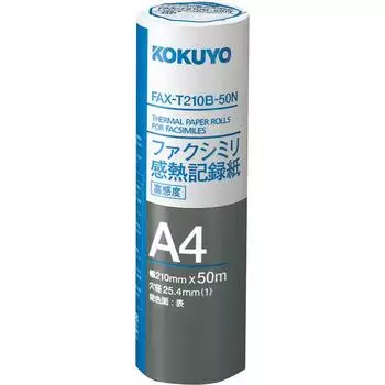 Факсимильная термобумага KOKUYO A4 FAX-T210B-50