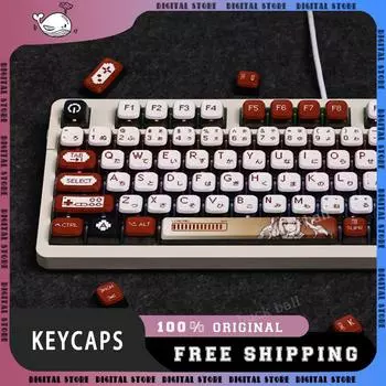 FBB Keycaps 117 Keys Термосублимационные ASA keycap для игровых механических клавиатур на 75/87/98/104 клавиши, подходят для клавиатуры Madlions