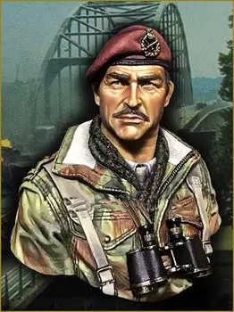 FCBEL 1/10 Модель персонажа-бюста командира Арам Второй мировой войны из смолы, не собранная, неокрашенная, набор для литья под давлением/K9161A