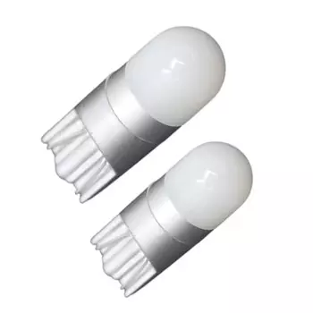 fcl. LED T10 Side Turn Signal Amber Vehicle Inspection Compatible Non-Polar Stealth 12V for Cars 2 Pieces for Left and Right