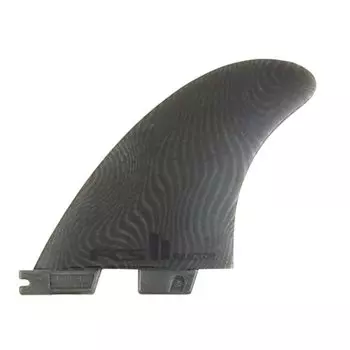 FCS Reactor Eco Neo Glass Surfboard Fins - Tri Fin Set (3 Fins), Medium