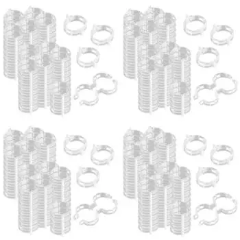 FE # 100 шт. зажимы для поддержки растений многоразовые пластиковые зажимы для овощей помидоров (Ничуть