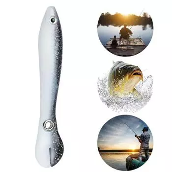 FE# 10 Cm/6 G Fishing Bait Artificial Bait Fishing Gear Fishing Gifts (White)
