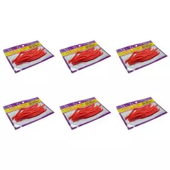 FE # 10 шт./лот, 135 мм, искусственные морские черви, мягкие червячные приманки, рыболовная приманка (красный)