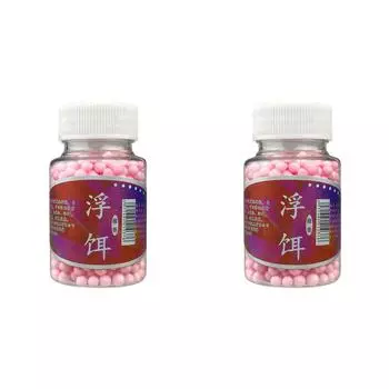 FE# 170 шт. пенопластовые поплавки шарики бусины EPS бобы рыболовная приманка для ловли карпа (розовый)