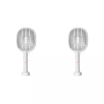 FE# 2 in 1 Bug Zapper Racket Safe Mosquito Swatter Fly Killer and Mosquito Trap