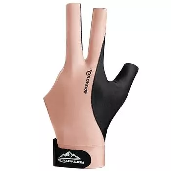 FE# 3 Finger Snooker Glove Non Slip Left Hand Billy Glove для мужчин и женщин(Пи
