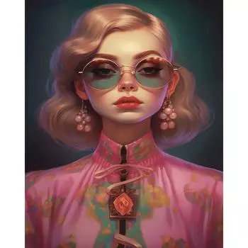 FE# 5D DIY Полный Круглый Дрель Алмазная Картина Девушка Набор Домашний Декор Искусство Ремесло w3992
