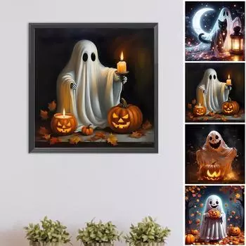FE# 5D DIY Полный квадратный сверло Алмазная картина Призрак Набор для домашнего декора Искусство Ремесло ZQA4920