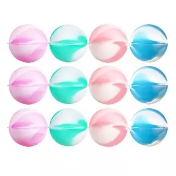 FE # 8/12 шт. многоразовые водяные шары с быстрым наполнением, водяной всплеск для воды PA 8PCS