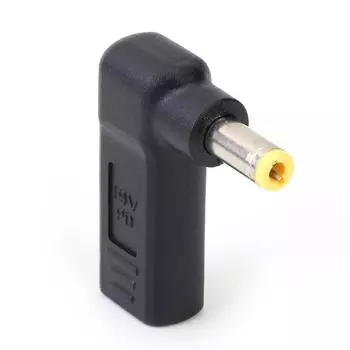 FE# 90 градусов USB3.1 USB-C Type-C Female на 5.5x2.5 мм DC Male Plug адаптер