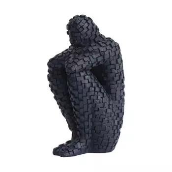 FE# Bookends Ornament Gift Book Shelf Figurine Study Room Resin Character Statue White