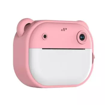 FE# Детская мини-камера мгновенной печати HD 1080P Цифровая камера 2,4-дюймовый экран (розовый
