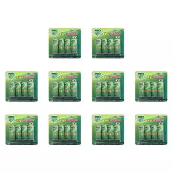 FE# Fly Strips Сильная клейкая липкая ловушка для фруктовых мух для домашней кухни (зеленый)