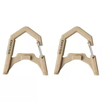 FE# GZ Lamp Carabiner ABS GZ Light Hanging Hook for Outdoor Camping Fishing (Kha