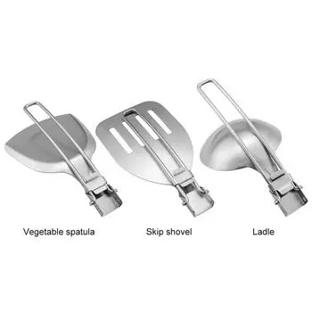 FE# Кемпинговая лопатка Легкая кухонная утварь Столовая посуда Походный Bushcraft Gad ladle