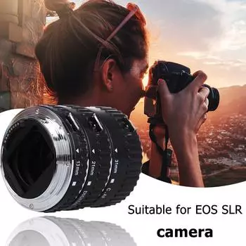 FE# Macro Lens Extension Tube for Canon EF EF-S Camera Auto Focus Ring Adapter