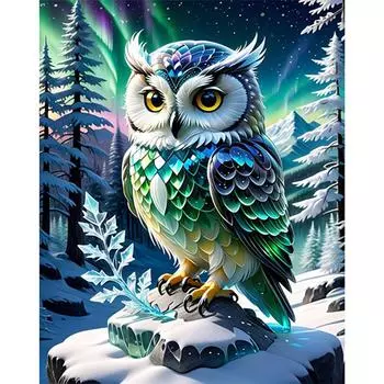 FE# Набор для рисования по номерам на холсте DIY Картина маслом Сова Декор для дома H4626
