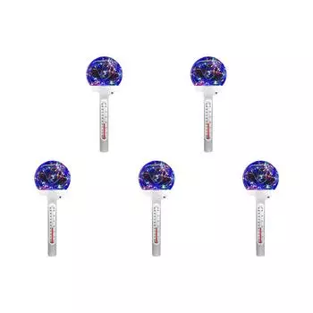 FE# Плавающий светодиодный цветной солнечный свет термометр для бассейна легко считывается ночью для Pon