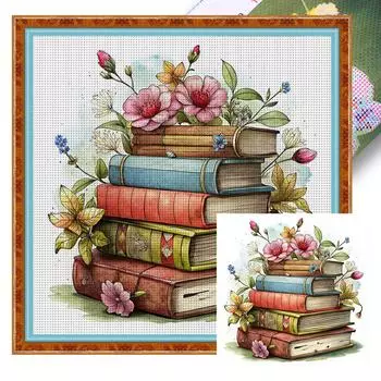 FE# Полная вышивка Эко-хлопковая нить 11CT Печатная книга Набор для вышивки крестом Искусство 2