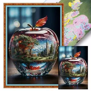 FE# Полная вышивка Эко-хлопковая нить 11CT Печатный Фортепианный набор для вышивки крестом Искусство 1