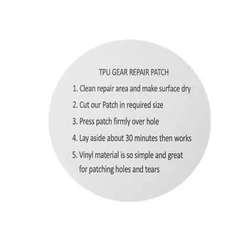 FE # Прозрачный ремонтный пластырь ТПУ Водонепроницаемый клей для ремонта бассейнов для надувания воздуха 5 Piece