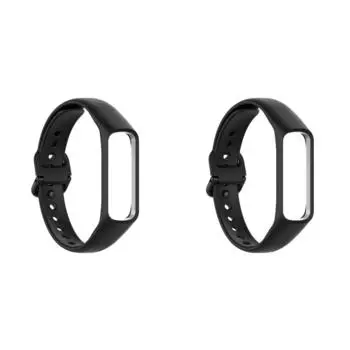 FE# силиконовый сменный ремешок для Galaxy Fit 2 SM-R220 (черный)