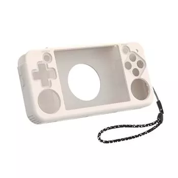 FE# Силиконовый защитный чехол со шнурком для портативной игровой консоли RG35XX H(Бла