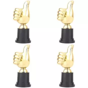 FE# Трофей с изображением большого пальца вверх Трофей с изображением большого пальца высотой 5 дюймов для детских праздников (1 шт.)