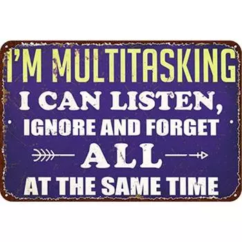 FE# Винтажная металлическая пластина I m Многозадачная прямоугольная железная картина Настенный декор30x