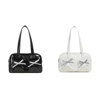 FE# Женская сумка через плечо, модная сумка из искусственной кожи для отпуска и путешествий (черный)