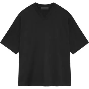 Fear of God Essentials V Neck Black Men Tops 125SU244210F M