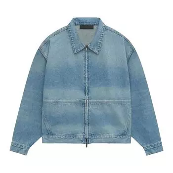 Fear of God Джинсовая куртка Trucker Jacket Essentials Vintage Blue для мужчин 202HO244270F XS