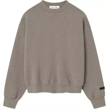 Fear of God Essentials Classic Fleece Crewneck Homestead Heather Men Tops Tan 192SP252043F S