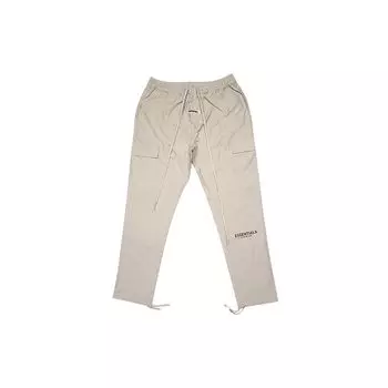 Fear Of God Essentials Fleece Pants 3M Reflective Pocket American Heavyweight Workwear Casual Pants Unisex pants Khaki FOG-FW19-77 XS