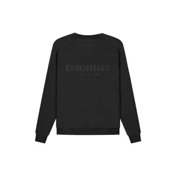 Fear of God Флисовый пуловер, свитшот, унисекс, топы, черный цвет FOG-SS21-577 XS