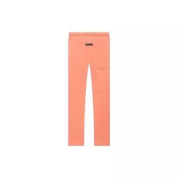 Fear of God Спортивные штаны Essentials FW22 из флиса, свободного кроя, с принтом логотипа, мужские штаны, кораллово-красные FOG-FW22-385 XL