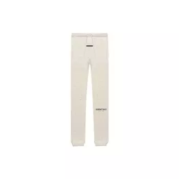 Fear of God Essentials Флисовые джоггеры Вязаные спортивные штаны Осенний сезон Брюки унисекс Светло-вереск-овсянка FOG-FW21-163 XXL